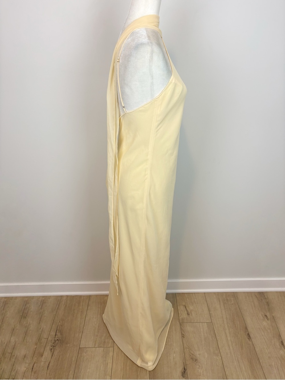 Amanda Uprichard Ashton Maxi Dress in Cornsilk Size M - Picture 6 of 14